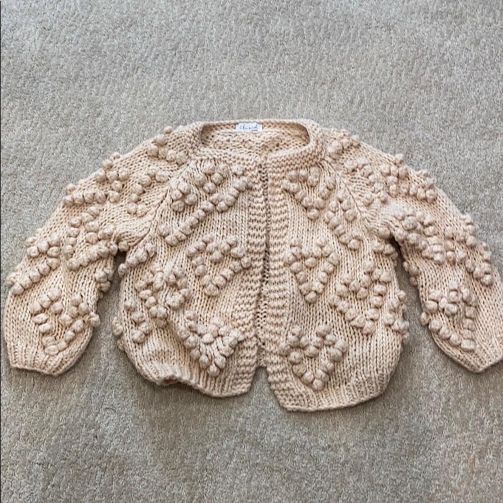 Chicwish S/M heart knit cardigan